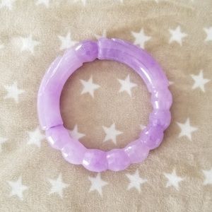 lavender jade dragon bangle